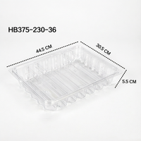 Boîte à gâteau en plastique PET transparent avec gaufrage et estampage pour le stockage et la présentation des aliments