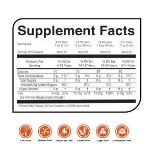 Los suplementos de hierro líquido OEM apoyan la producción de sangre, salud celular, metabolismo energético, bienestar general, bebidas de hierro - Product Image 3