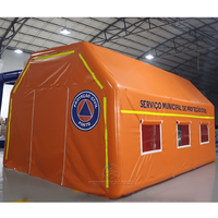 Nouvelle Tente Gonflable Commerciale Personnalisable en PVC 0,55 mm, Installation Facile, Certification CE pour l'Abri Hivernal et les Secours en Cas de Catastrophe