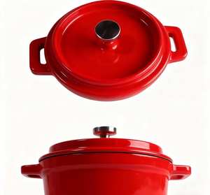 10cm 미니 아기 수유 에나멜 우유 냄비, 아기 요리 계란 주철 세라믹 냄비, 국수 용 유아 뜨거운 우유 끓는 냄비 - Product Image 3