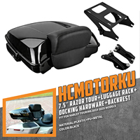 Support de fixation amovible pour sacoche de moto, sacoche arrière, sacoche de coffre, dossier de selle pour Harley Touring Road King Glide 2014-2025
