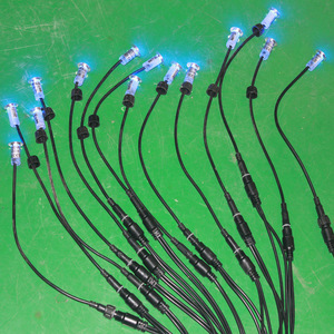 Lumières LED encastrées RGB 18 mm basse tension pour terrasse extérieure, étanches IP67, pour marches, escaliers, patio, <span class=keywords><strong>piscine</strong></span>, <span class=keywords><strong>kit</strong></span> d'éclairage de terrasse - Product Image 5