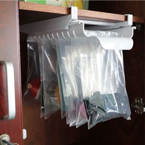 Refrigerator Track Storage Rack With Hanging Design For Food Bags Kitchen Organizer - Product Image 2