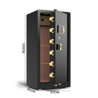 XBT Luxury Home & Office Digital Safes Steel Equipment Lockers with Fingerprint Access Secure Safe Deposit Boxes