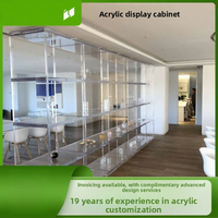 Acryl-Vitrine Antikes Regal Aufbewahrungsorganizer Plexiglas-Schaukasten Mehrteiliges Ausstellungsregal Anpassbar