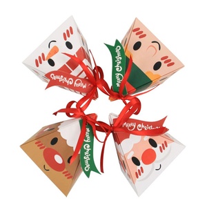 Nuovo arrivo scatola di caramelle di <span class=keywords><strong>natale</strong></span> <span class=keywords><strong>buon</strong></span> <span class=keywords><strong>natale</strong></span> scatola regalo di carta Kraft bambini <span class=keywords><strong>natale</strong></span> felice anno nuovo Navidad sacchetto del pacchetto Natal - Product Image 1