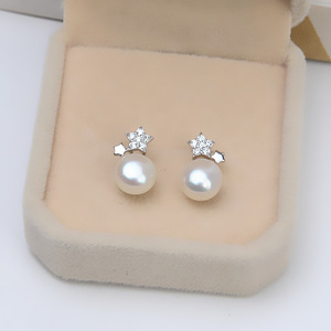 ต่างหูเงินแท้ 925 แบบ DIY สไตล์เกาหลี ประดับลูกปัดเล็กๆ หลายเม็ด 3-4 ชิ้น พร้อมอุปกรณ์เสริม - Product Image 1