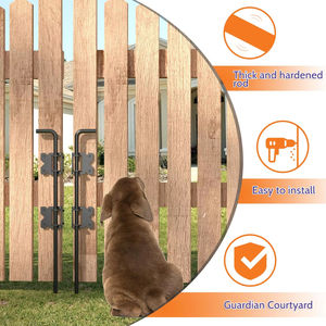 เหล็กเส้นยึดรั้วไม้แบบหนักสำหรับงานหนัก ผลิตจากสแตนเลส 304 พร้อมอุปกรณ์ยึดแบบเหล็กเส้นยึดรั้วไม้ - Product Image 6