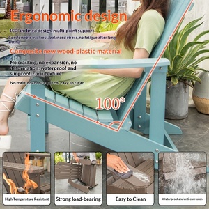 เก้าอี้ชายหาดปรับเอนกลางแจ้ง เก้าอี้ริมสระว่ายน้ำ กันน้ำ กันแดด ป้องกันรังสียูวี เหมาะสำหรับระเบียงพักผ่อน ใช้ได้ทั้งในโรงแรมและที่พัก - Product Image 2