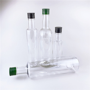 Botella redonda transparente de aceite de oliva de 100 ml, condimento de vinagre, botella de PET vací<span class=keywords><strong>a</strong></span>, botella de salsa de soja con sabor <span class=keywords><strong>a</strong></span> sésamo de grado alimenticio - Product Image 6