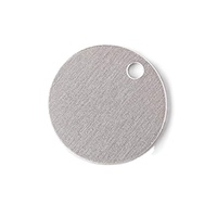 Diamètre personnalisé d'usine 0.5 ''0.625'' 0.75 ''1'' ébauches d'estampage de métal disque rond en laiton en acier aluminium