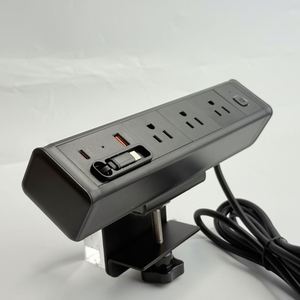 Văn phòng máy tính để bàn đồ nội thất kẹp điện dải với một loại có thể thu vào C Cáp pd20w USB-C 3 cử<span class=keywords><strong>a</strong></span> hàng Bảng kẹp trên ổ cắm điện - Product Image 6