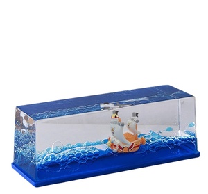 Tùy chỉnh tàu du lịch chất lỏng trôi mô hình trang trí trang trí nội thất đồ chơi Quà tặng - Product Image 1