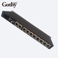 Murah 8 Channel DMX512 Pengendali jarak jauh Amplifier Splitter untuk pencahayaan panggung