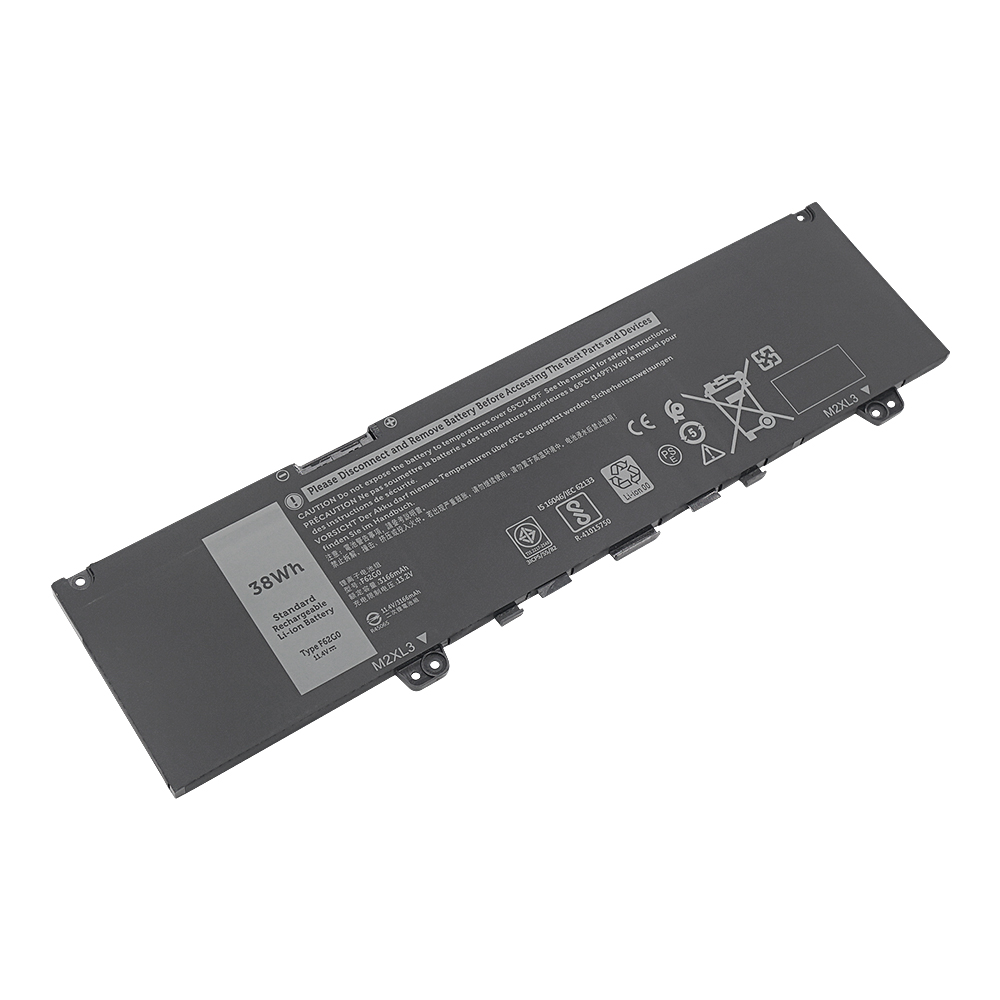 BK-Dbest 11.4V 38WH Laptop Battery for Dell Inspiron 13 5370 7370 7373 F62G0