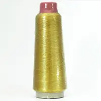 Fil à coudre de couleur métallique réfléchissant, g, fil de couture pour tissu, argent et or