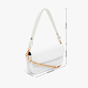 Bestseller Borsa da Sera Personalizzata con Stampa Camouflage Viola Pastello in Pelle PU con Catena Dorata e Tracolla a Nuvola per Regalo di Compleanno Donna - Product Image 6