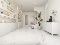 Carreaux de sol en porcelaine polie de luxe, antidérapants, texture pierre, grand format 600x1200mm, pour salle de bain, villa, bar, salon, entrepôt