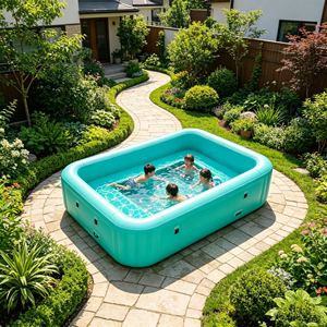 <span class=keywords><strong>Piscina</strong></span> Gonfiabile Grande per Adulti, Resistente, per Feste in Giardino e Bagno all'Aperto per Famiglie - Product Image 4