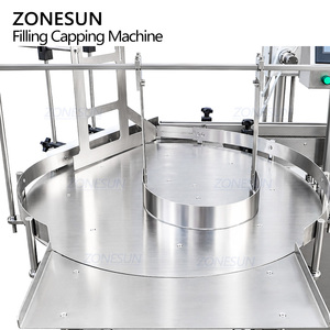 Máquina de Llenado y Tapado Automática Rotativa de Alta Temperatura con Bomba Magnética ZONESUN ZS-AFC55 para Botellas de Cosméticos, Sueros y Líquidos - Product Image 3