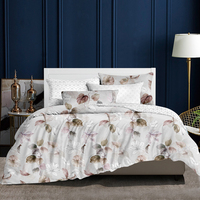 Linge de lit imprimé textile de maison Dreamy Paisley Flowers Housse de couette Set in King Queen Twin Sizes