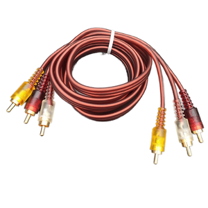 <span class=keywords><strong>สาย</strong></span>3RCA <span class=keywords><strong>สัญญาณ</strong></span>วิดีโอแบบสามถึงสามตัวเชื่อมต่อ<span class=keywords><strong>สัญญาณ</strong></span>พีวีซีสีแดงสีเหลืองสีขาว<span class=keywords><strong>ทีวี</strong></span>กล่องทองแดงแท้ - Product Image 1