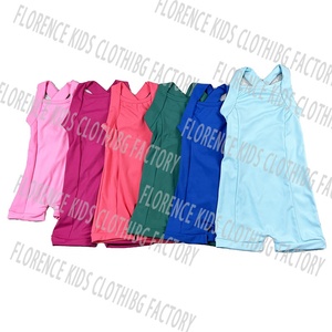 Ensemble de shorts de yoga pour filles DH ODM en argile corail, débardeur de sport sans manches, bas à cordon de serrage, tenue de course deux pièces en spandex pour enfants - Product Image 2