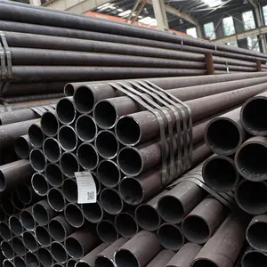 ASTM A106 Seamless Carbon Steel Pipe API 5L SMLS 6M Standard Length Shape Drill Boiler Fluid Applications Welding Processing