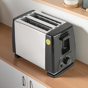 <span class=keywords><strong>Grille</strong></span>-<span class=keywords><strong>pain</strong></span> électrique compact en acier inoxydable à 2 fentes pour la maison, la cuisine, le petit-déjeuner et l'utilisation commerciale en restaurant - Product Image 1
