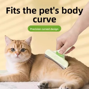 Peigne et <span class=keywords><strong>brosse</strong></span> magiques en PP pour démêler et éliminer les poils de chat et de <span class=keywords><strong>chien</strong></span> - Outil de toilettage pour animaux de compagnie - Product Image 3
