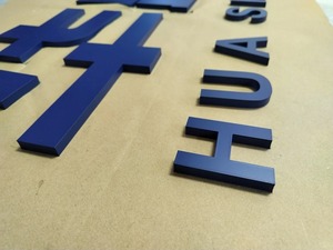 Letras acrílicas 3D Logo Sign Custom Shop Nombre Tableros Led Signage Letra acrílica Signo no iluminado Signos - Product Image 5