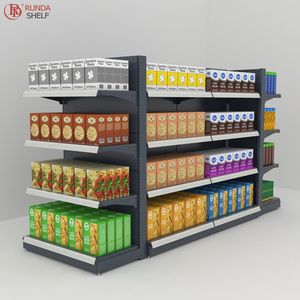 <span class=keywords><strong>Étagère</strong></span> de supermarché robuste 100-120Kg présentoir au sol séparateurs d'<span class=keywords><strong>étagère</strong></span>s étiquettes de prix <span class=keywords><strong>étagère</strong></span>s gondole de stockage en métal et acier - Product Image 1