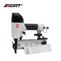 Outil de clouage pneumatique compact 18GA F5040 pour le travail du bois et le bricolage, pistolet à clous et agrafeuse 2-en-1 pour finitions