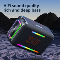 Enceinte portable Zealot S95M 120W avec lumières LED RGB et 2 microphones sans fil 5.3, enceinte de fête pour l'extérieur et la maison