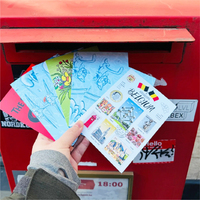 Cartes de visite en papier artistique personnalisables de haute qualité avec impression numérique et gaufrage - Collection Souvenir