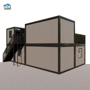 Современная двухэтажная красивая вилла отель контейнерный дом размещение все-в-одном сборный плоский контейнерный дом - Product Image 2
