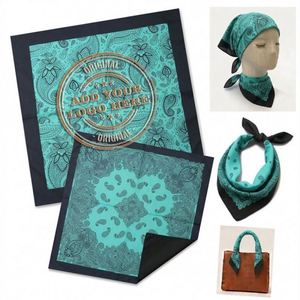 Bandanas multifonctionnels en coton imprimé pour usage quotidien en extérieur, personnalisables pour festivals et événements – Tendance mode - Product Image 1