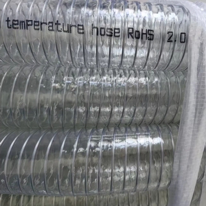 Tuyau en PVC de qualité alimentaire avec armature en acier, personnalisé, 38,5 mm, 50 m, 160 degrés, pour aspiration et alimentation de machine d'injection - Product Image 2