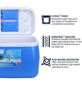 Glacière Portable de 55L pour Pêche et Camping Garde au Frais Gros Fruits, Prix de Gros d'Usine Thaïlandaise avec Logo Personnalisé - Product Image 3