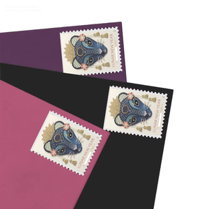 Timbres-postes, étiquettes et autocollants originaux pour cartes postales, à thème Nouvel An Lunar <span class=keywords><strong>2020</strong></span> <span class=keywords><strong>Année</strong></span> <span class=keywords><strong>du</strong></span> <span class=keywords><strong>Rat</strong></span>, États-Unis, timbres permanents - Product Image 1