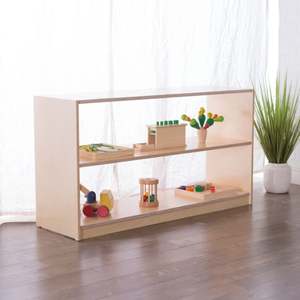 Scaffale Espositivo Moderno in Legno <span class=keywords><strong>Montessori</strong></span> per Camera da Letto o Scuola, <span class=keywords><strong>Mobile</strong></span> Porta Giocattoli per Bambini in Compensato - Product Image 1