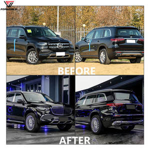 Kit de carrocería de rejilla de parachoques trasero de parachoques delantero de coche de fuente de fabricación para Mercedes Benz <span class=keywords><strong>GLS</strong></span> X167 2020 + a Maybach - Product Image 4