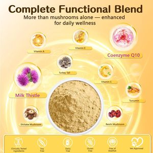 Complément alimentaire en poudre 5 en <span class=keywords><strong>1</strong></span> <span class=keywords><strong>pour</strong></span> animaux de compagnie avec chardon-marie, poudre nutritionnelle <span class=keywords><strong>pour</strong></span> chiens et chats, étiquette privée OEM disponible, 120g - Product Image 3