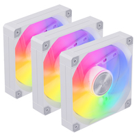 Ventilador de CPU SNOWMAN AS120-WH-ARGB de 120 mm con Rodamiento Fluido, Radiador de Alto Rendimiento de 4 Pines para Procesador y Caja de Ordenador