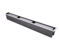 Arandela de pared integrada moderna de 10W, 20W, 30W, lámpara de rejilla LED con Control remoto, escaparate de museo, luz de techo, foco antideslumbrante Cob