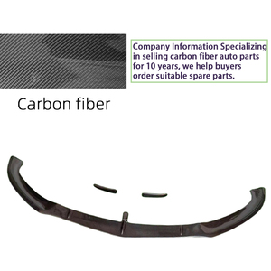 ลิ้นหน้าคาร์บอนไฟเบอร์ทรงสปอร์ต สำหรับรถเบนซ์ C-Class W205 4 ประตู ปี 2015-2021 - Product Image 5