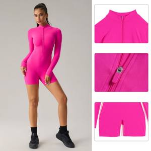 Ropa Deportiva con Cierre y Logotipo Personalizado al por Mayor para Mujer, Sexy, para Yoga, Traje de Una Pieza, Tallas Grandes, Rompers, Jumpsuits, Playsuits - Product Image 3