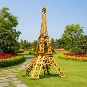 Manufatti Artigianali in Metallo Endless / Torre Eiffel / Scultura Torre Eiffel Francese per Decorazione da Giardino - Product Image 1