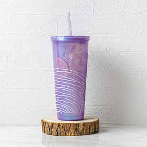 Venta al por mayor Premium Bpa Free Sublimación Vasos Reutilizable Vaso de Plástico - Product Image 4