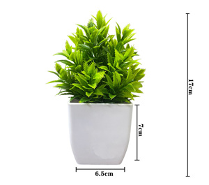 Pianta di Eucalipto in Vaso Artificiale, Piante Verdi Finte per Interni, Decorazione Casa, Ornamento Verde, Decorazione con Piante Artificiali - Product Image 6